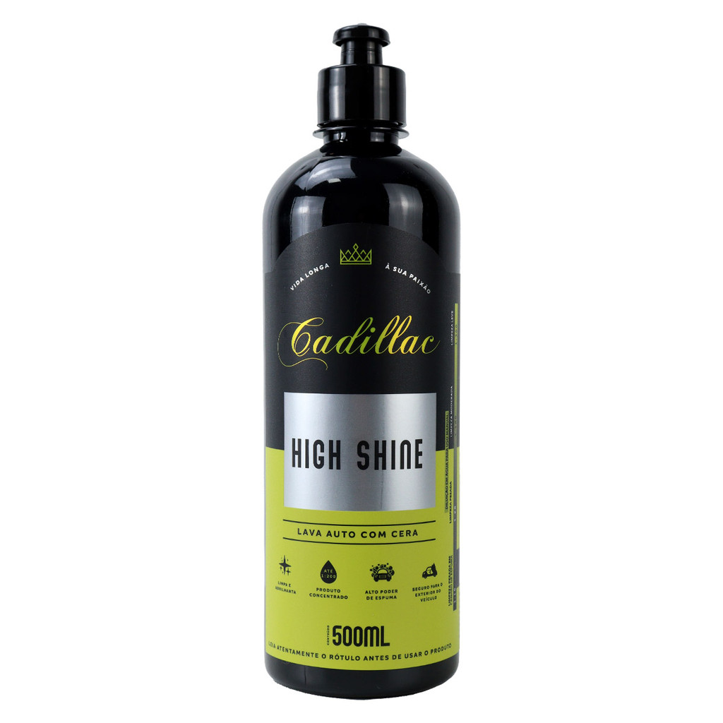Lava Autos Shampoo Automotivo Com Cera Concentrado High Shine Cadillac 500ml Bri