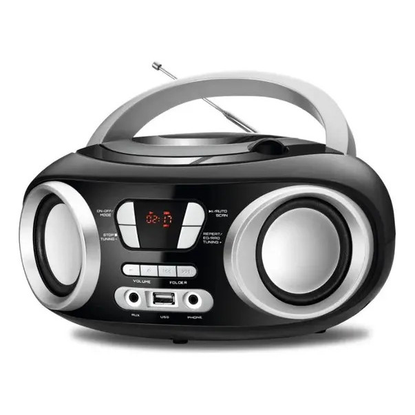 Rádio Mondial NBX-13 Cd Player Portátil Boombox Usb Fm Pendrive Aux