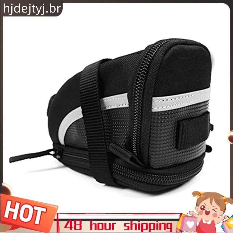 Bolsa De Selim De Bicicleta-Assento Com Alça Reflexiva E À Prova D'água Para Itens Essenciais De Ciclismo , Armazenament
