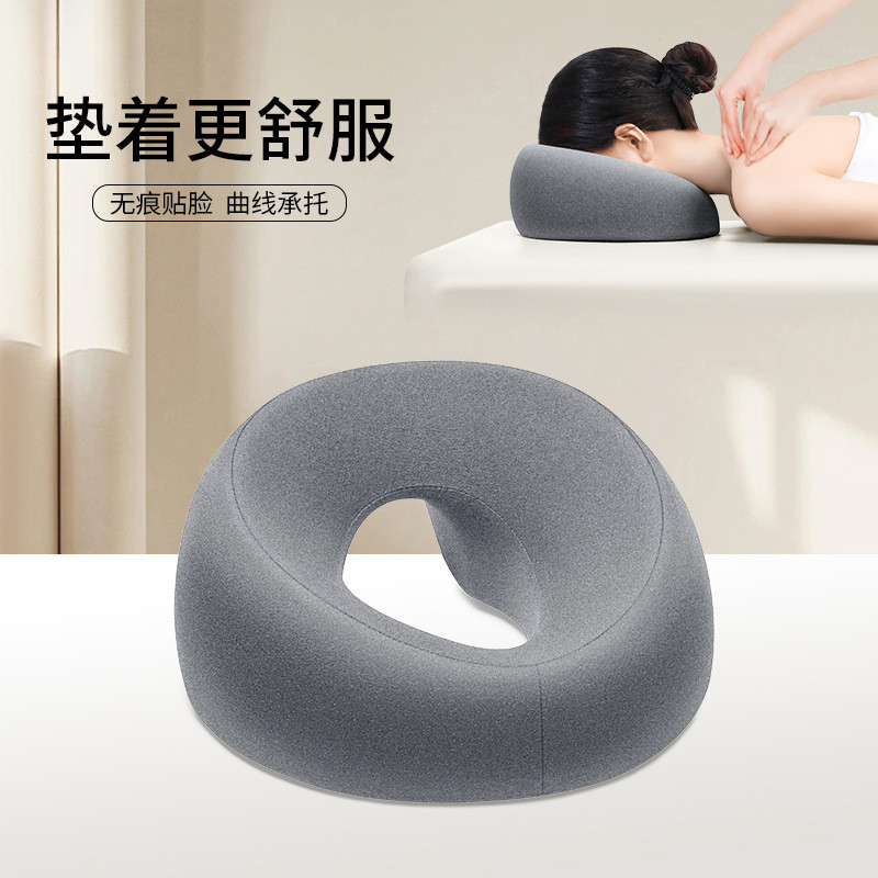 Salão de beleza deitado travesseiro cama de beleza dedicado travesseiro massagem cama buraco rosto almofada cama espuma 