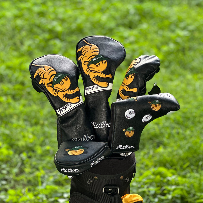 Capa protetora para taco de golfe No. 1 capa de cabeça de madeira Fairway madeira ferro madeira capa Putter fechamento m