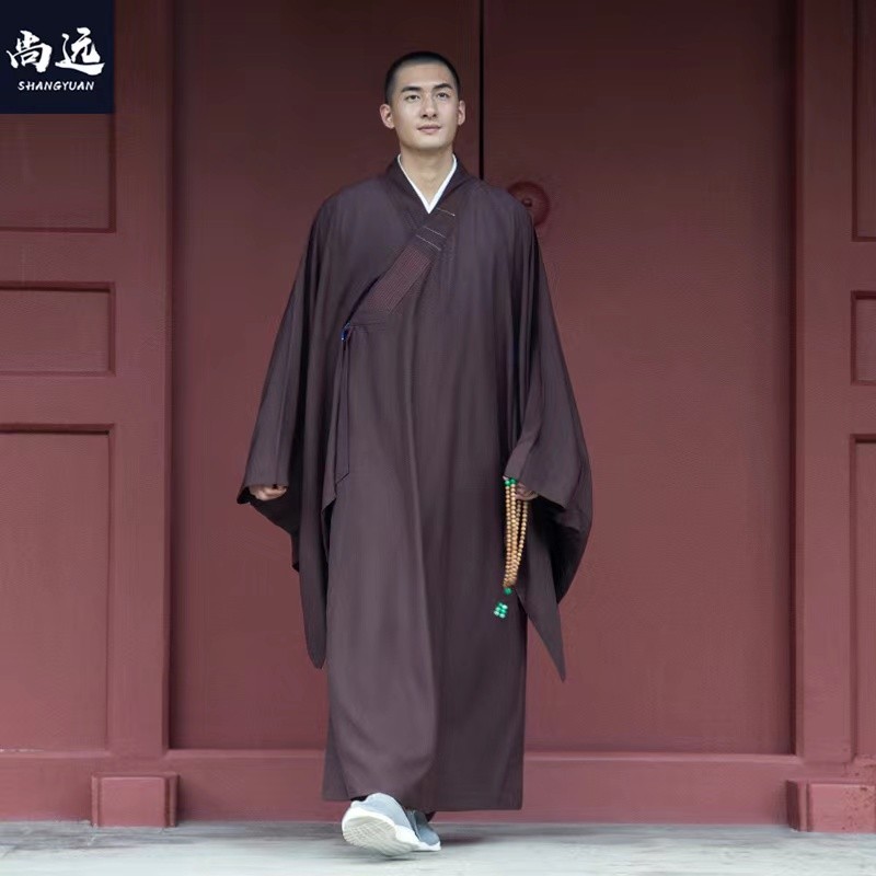 Shangyuan Taiwan fio de linho monge roupas haiqing monge roupas masculinas haiqing Layman monge homem roupas Cass