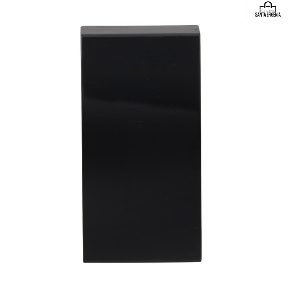 Interruptor Paralelo Preto Ébano Fosco Inova Pro Class Alumbra