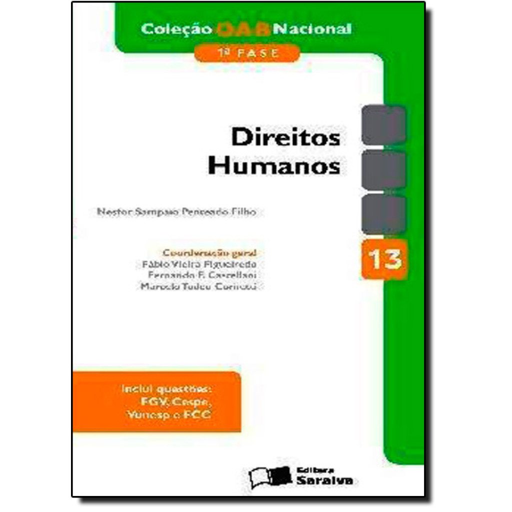 Coleção OAB nacional 1ª fase: Direitos humanos - 3ª edição de 2013