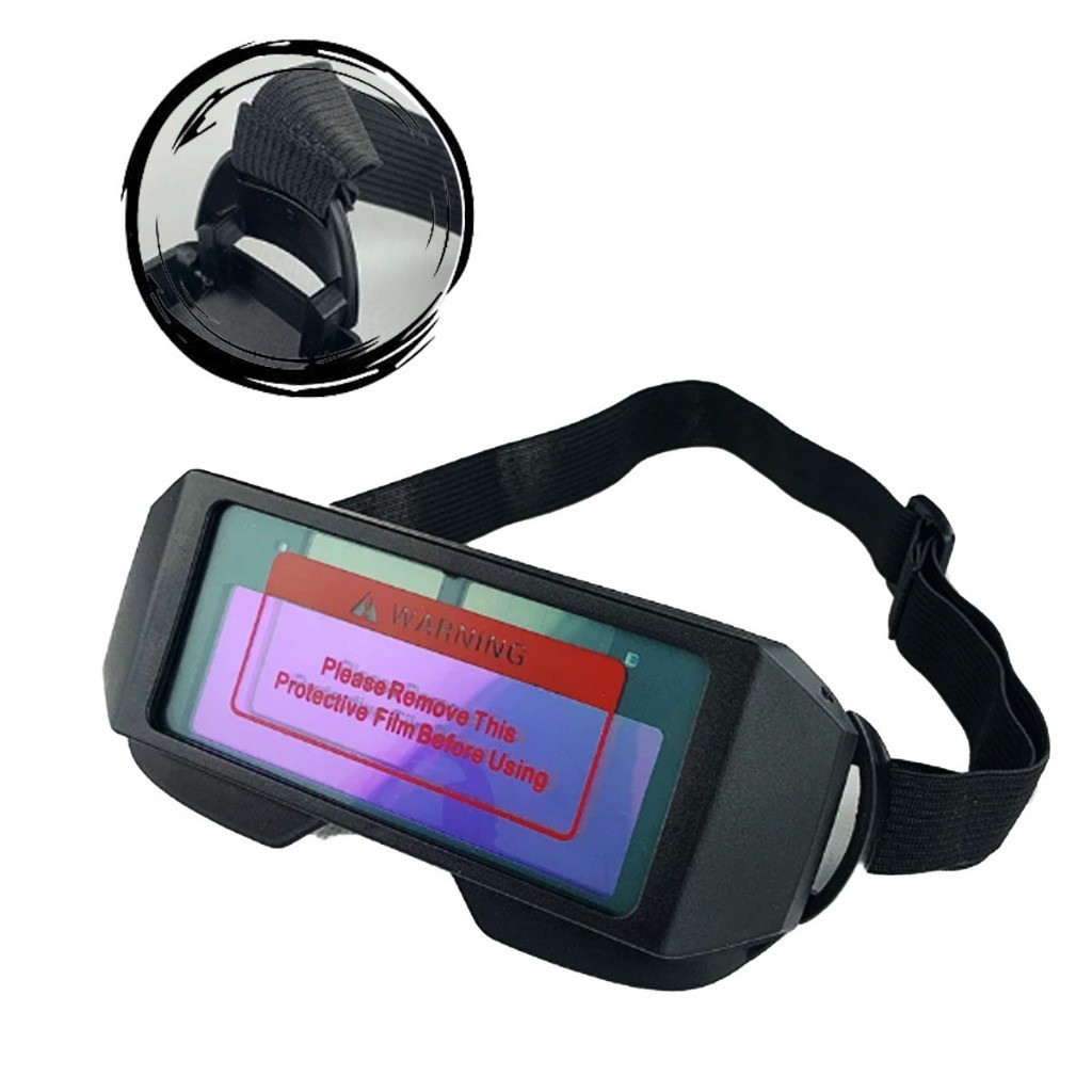 Óculos De Solda Para Soldador C/ Escurecimento Automático Com Alça Ajustavel