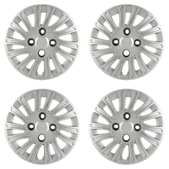 Calota Aro 14" cor Prata Modelo Grand Siena 12/13 Jogo c/ 4 Calotas Grid - 093CB-PTA-E