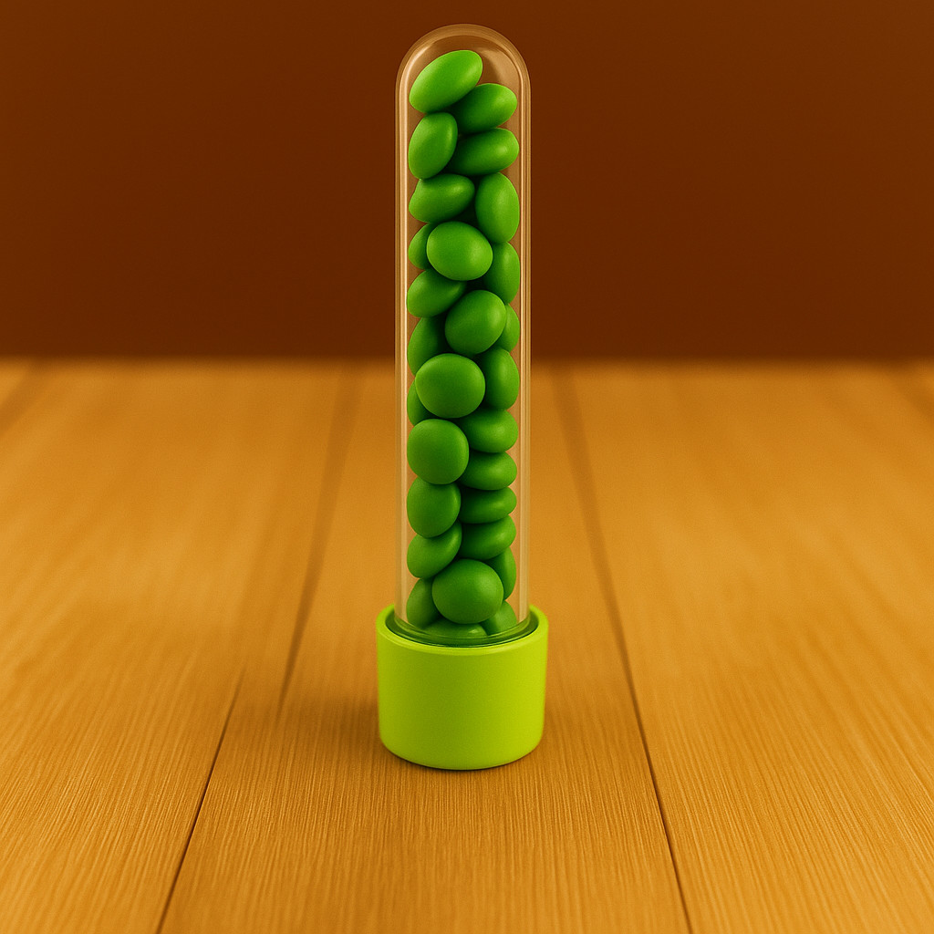 10~50 TUBETE ACRÍLICO LEMBRANCINHAS 13CM COM TAMPA VERDE PISTACHE