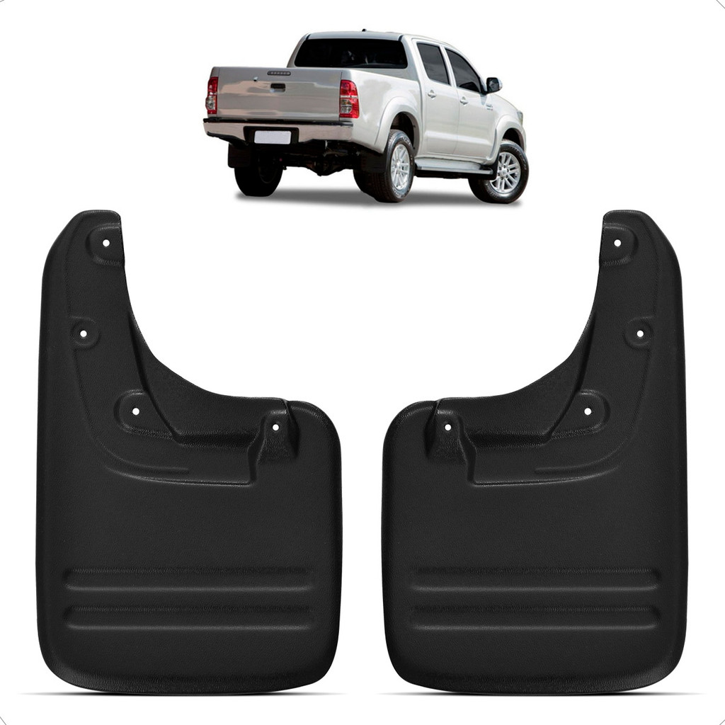 Para Barro Lameiro Proteção Traseiro Hilux 2009 2010 2011 2012 2013 2014 2015