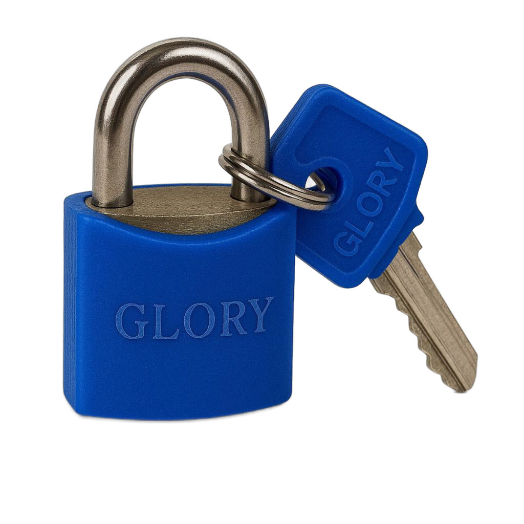 Imagem Cadeado Colorido Decorado Mala Viagem Academia 25 Mm