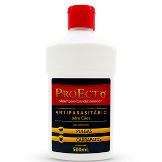 Shampoo Anti pulgas e Carrapatos Proecto para Cães 500ml Pet Elimina Parasita Cheiroso Lavanda em Oferta na Shopee