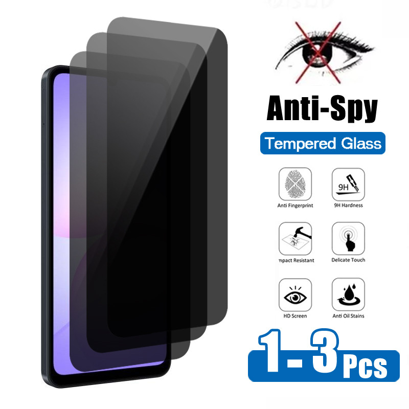 Vidro Temperado De Privacidade Para Samsung Galaxy A07 4G A17 A25 A17 A56 A36 A26 A06 A16 A35 A24 A14 A34 A54 A23 A33 A5