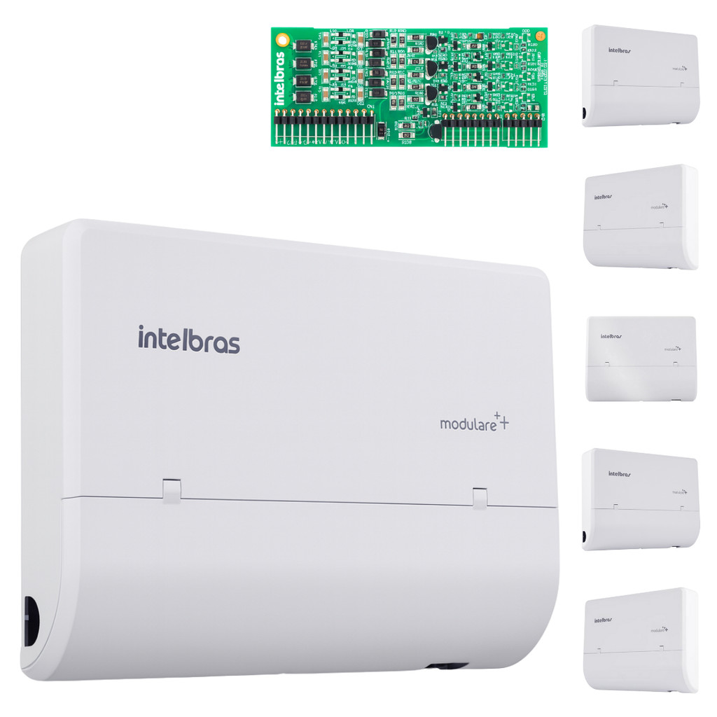Intelbras PABX Central Telefônica Modulare Mais 2x4 com Placa DISA Atendimento Automático Oficial