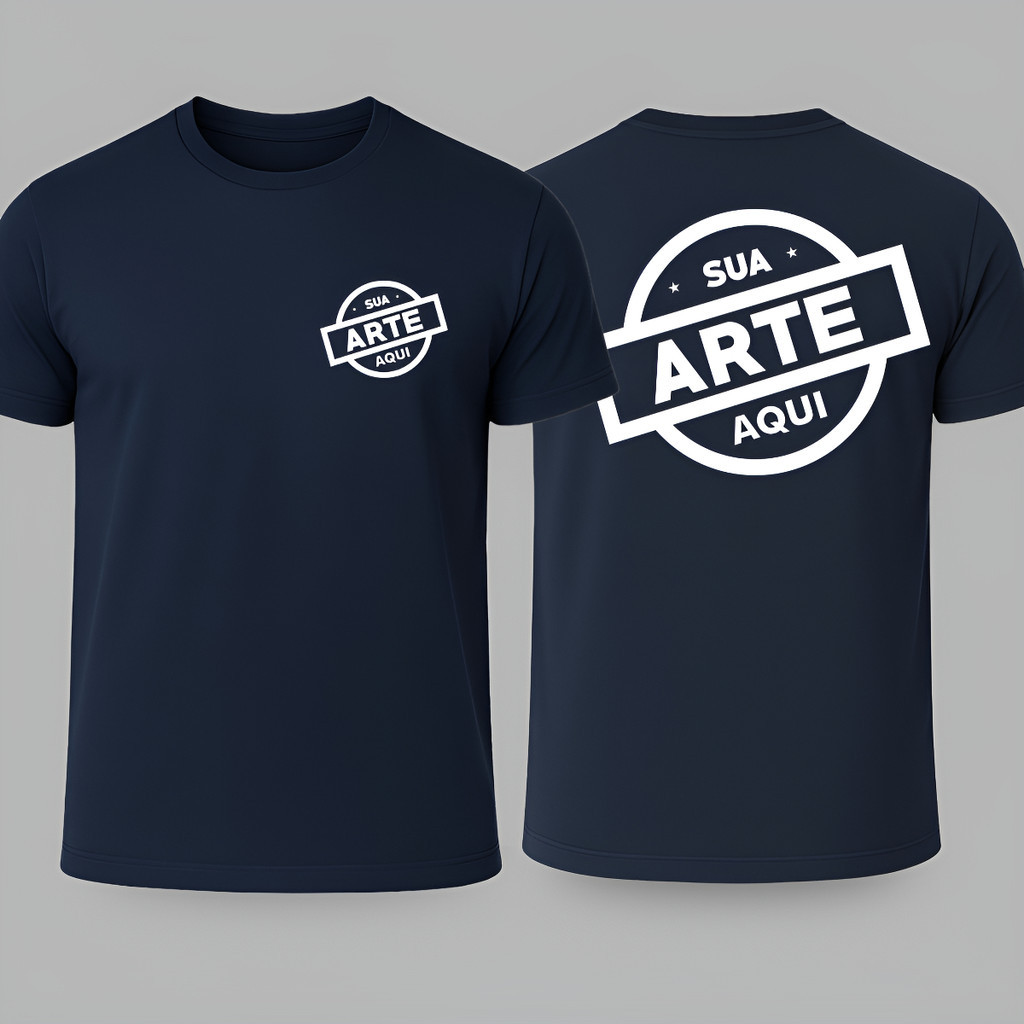 Camiseta Uniforme Personalizado Estampado Empresa Seu Logo 2
