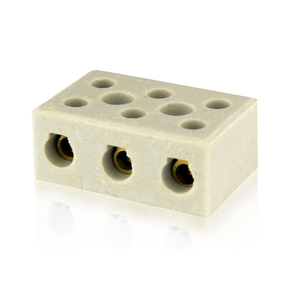 Conector Em Porcelana/sindal Trifásico 10mm 04.12 - Foxlux