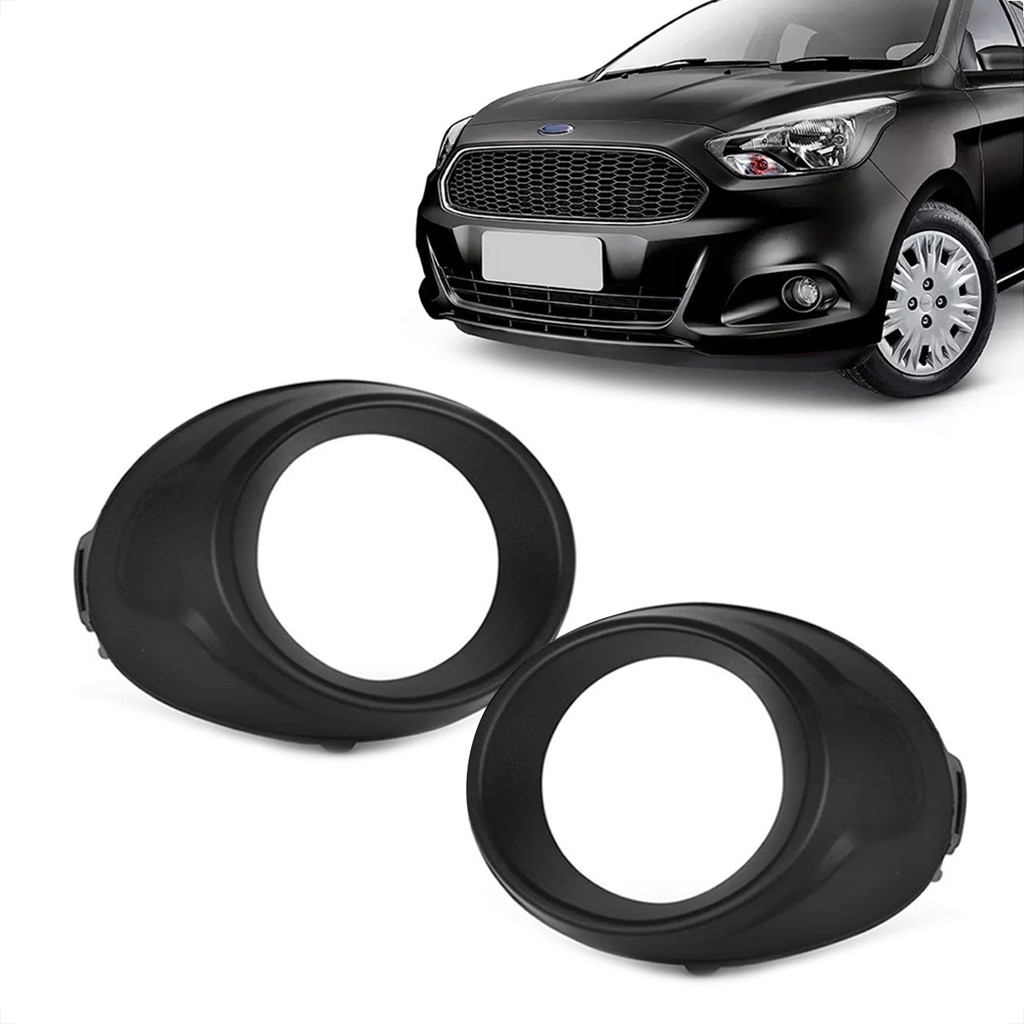 Moldura Grade Farol De Milha Neblina Ka Hatch Sedan 2014 2015 2016 2017 2018 em Oferta na Shopee