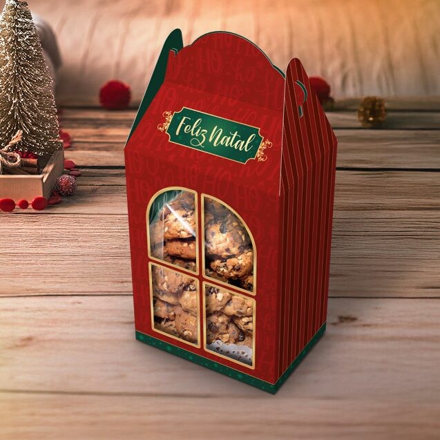 30 MALETA DE NATAL C/ VISOR 10X7X18 - 5724 (NATAL 2025 IDEIA) (CHOCO)