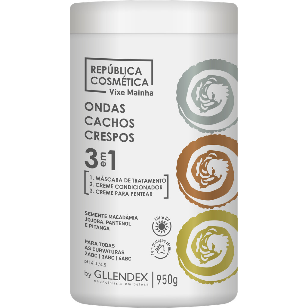 Vixe Mainha Máscara 3 em 1 - 950g em Oferta na Shopee