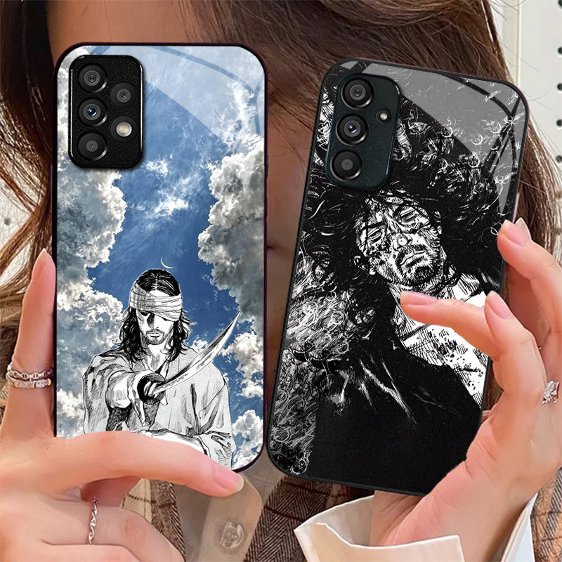 Vagabond 08 Capa De Telefone De Vidro Para Samsung Galaxy A16 A15 A25 A35 A55 A53 A54 A34 A14 A32 A52 4G 5G A56 A54