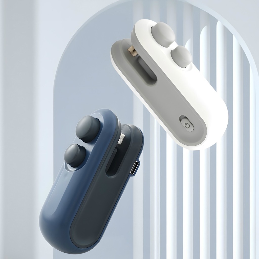 Mini máquina seladora de plástico recarregável para selagem de pilha de embalagens