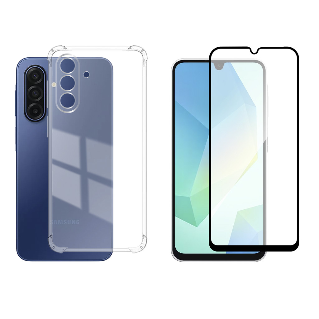Capa Anti-impacto + Película Vidro 3D P/ Samsung Galaxy A17