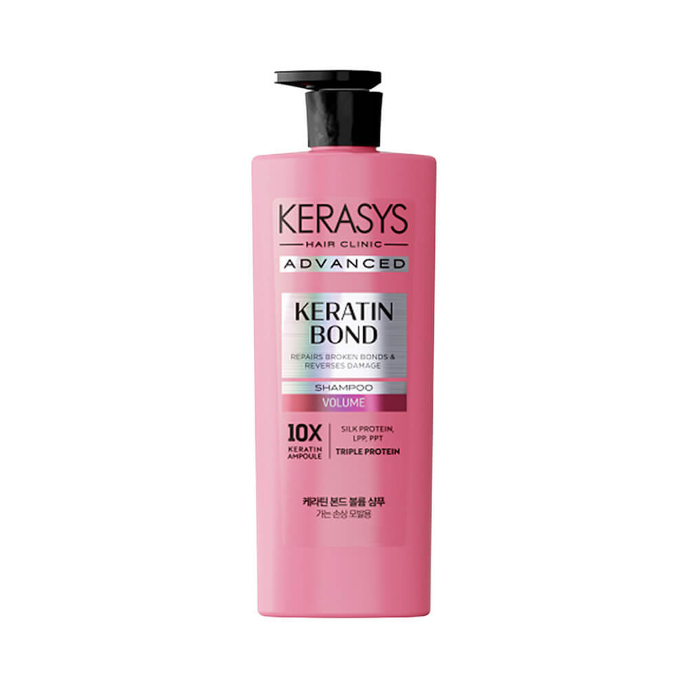 Shampoo Kerasys Advanced Keratin Bond Volume 600ml em Oferta na Shopee