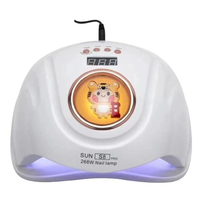Cabine de Unha Sun S8 Profissional 268w Para Unhas de Gel Led Uv Com Bichinho Bivolt