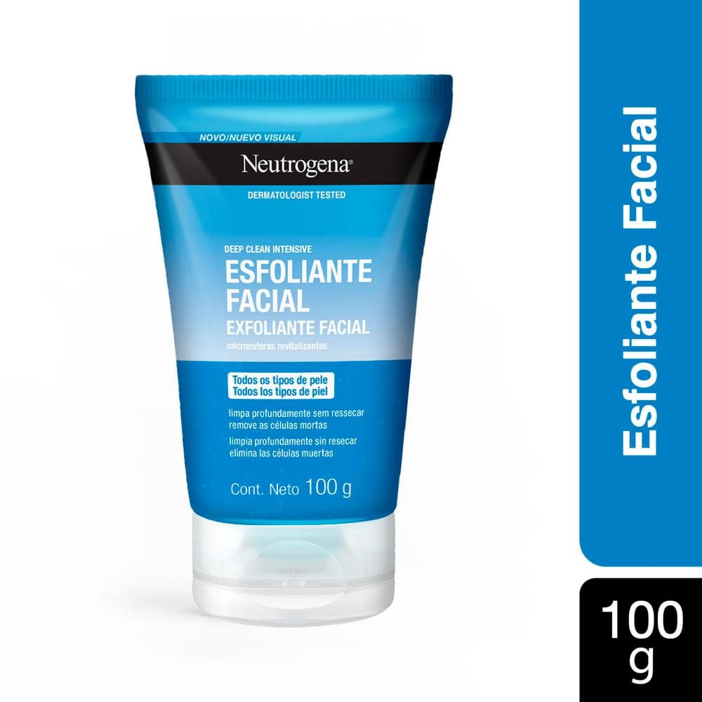 Neutrogena Deep Clean Gel Esfoliante Facial 100g em Oferta na Shopee