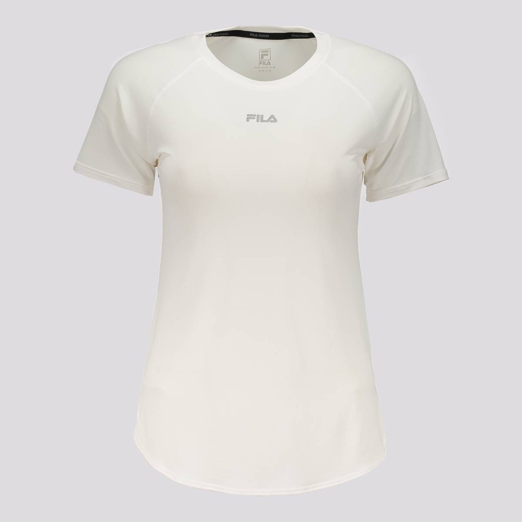 Camiseta Fila Bio III Logo Feminina Branca