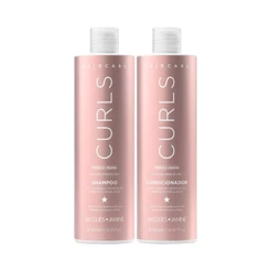 Kit Jacques Janine Hair Care Curls Shampoo 450ml + Condicionador 440ml
