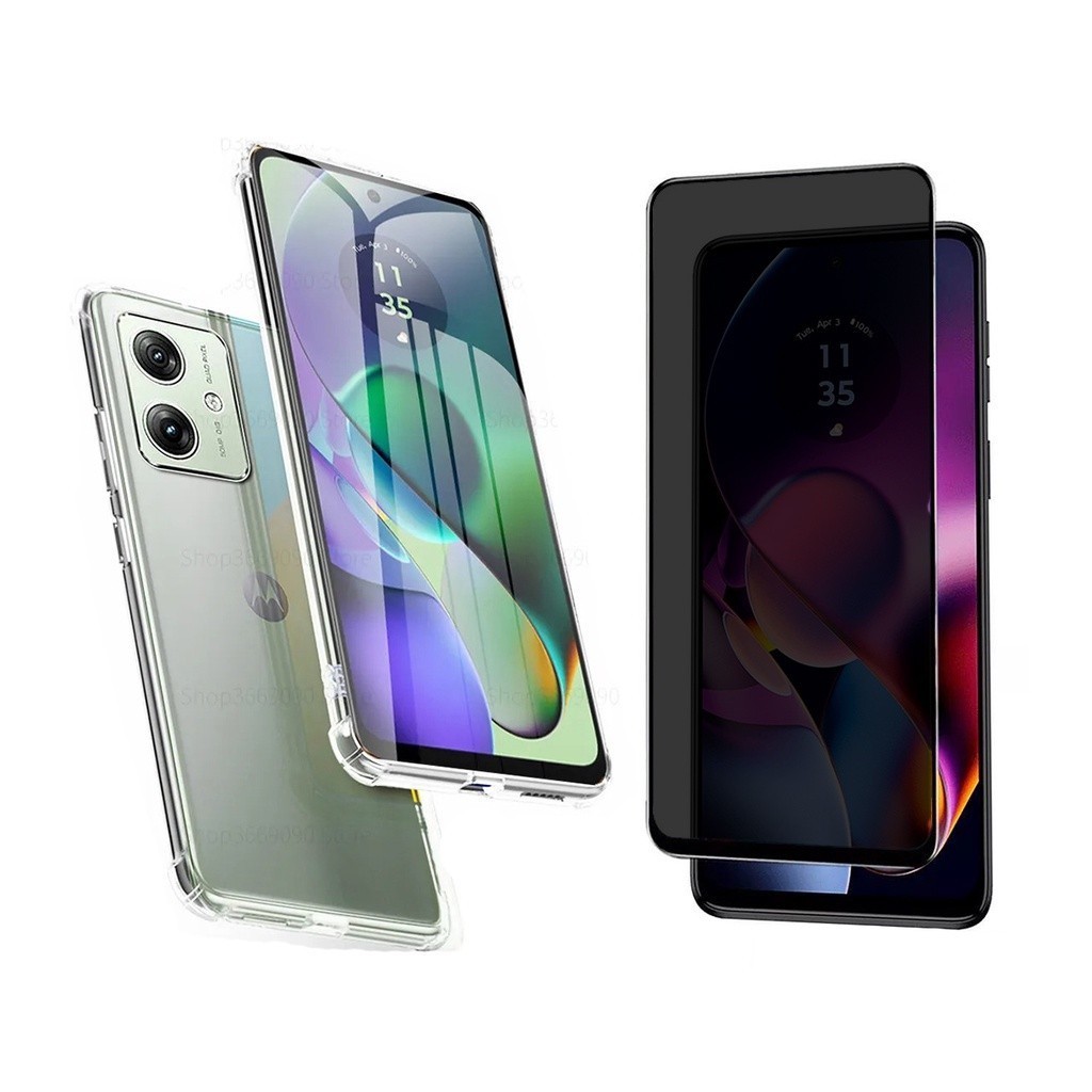 Capa Capinha Anti Impacto Para Motorola Moto G54 5G E/OU Película 3D Privacidade em Oferta na Shopee