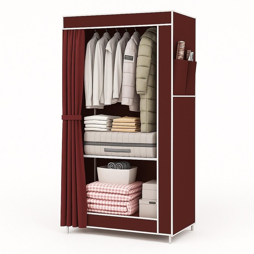 Cabideiro Organizador Roupas Sapatos Brinquedos Cama Prateleira Única Armário Closet Multiuso Portátil
