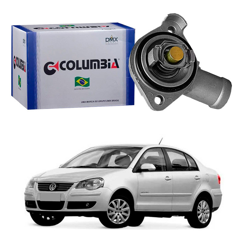 Valvula Termostatica Aluminio Polo Sedan 1.6 8v 2007 A 2011 em Oferta na Shopee