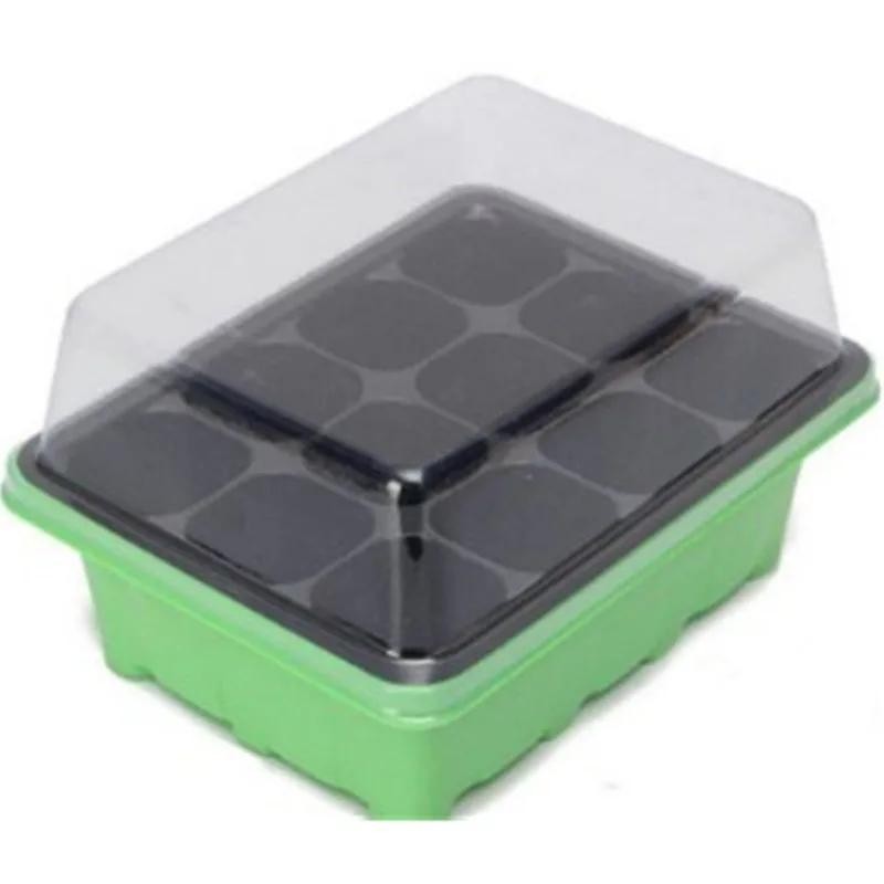 Mini Kit De Germinação De Estufa Para Cultivo De Sementes , Bandeja Inicial Com 12 Furos , Plantas E De Mudas De Base