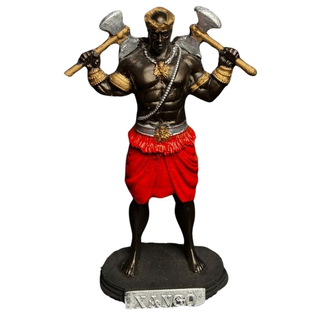Imagem Xangô 2 (D) 15 cm - Umbanda Candomble em Oferta na Shopee
