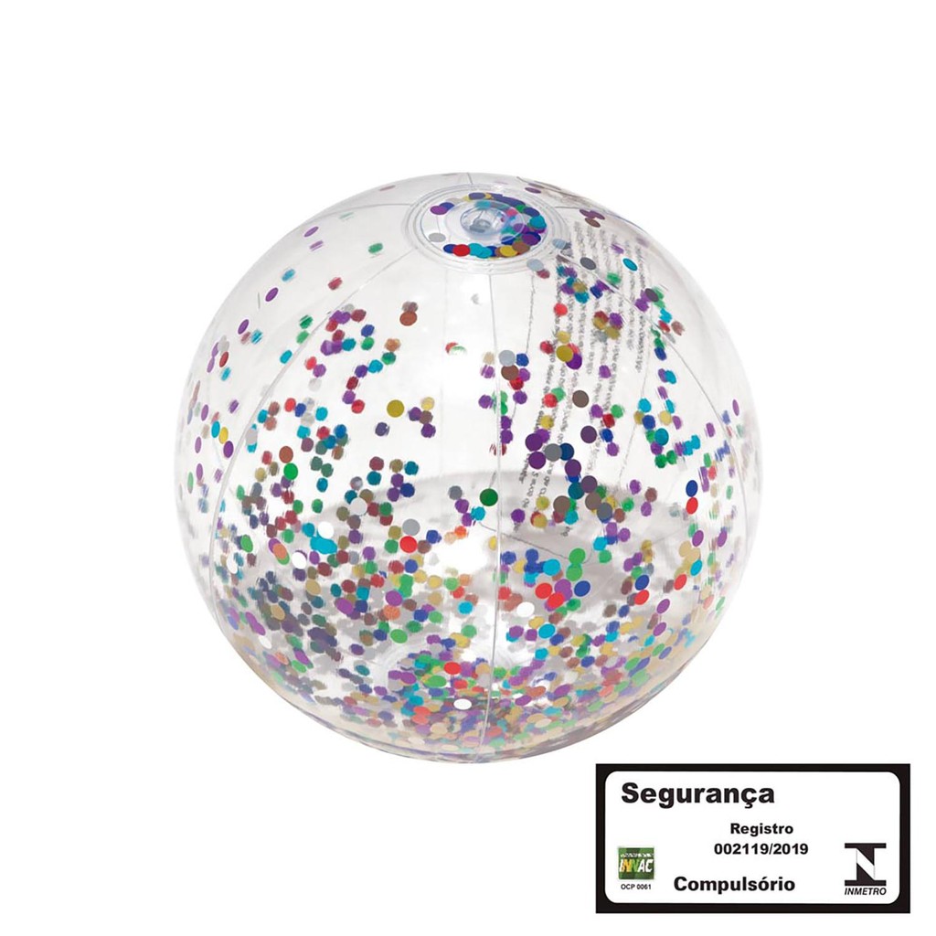 Bola Inflável com Glitter Sort em Oferta na Shopee