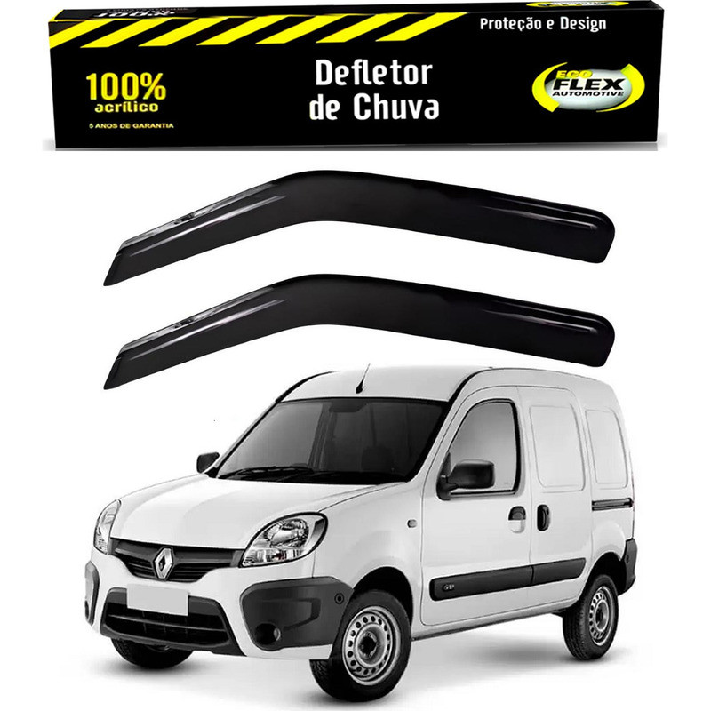 Jogo Calha Defletor Chuva Renault Kangoo 1.6 16v 2016 A 2018 em Oferta na Shopee