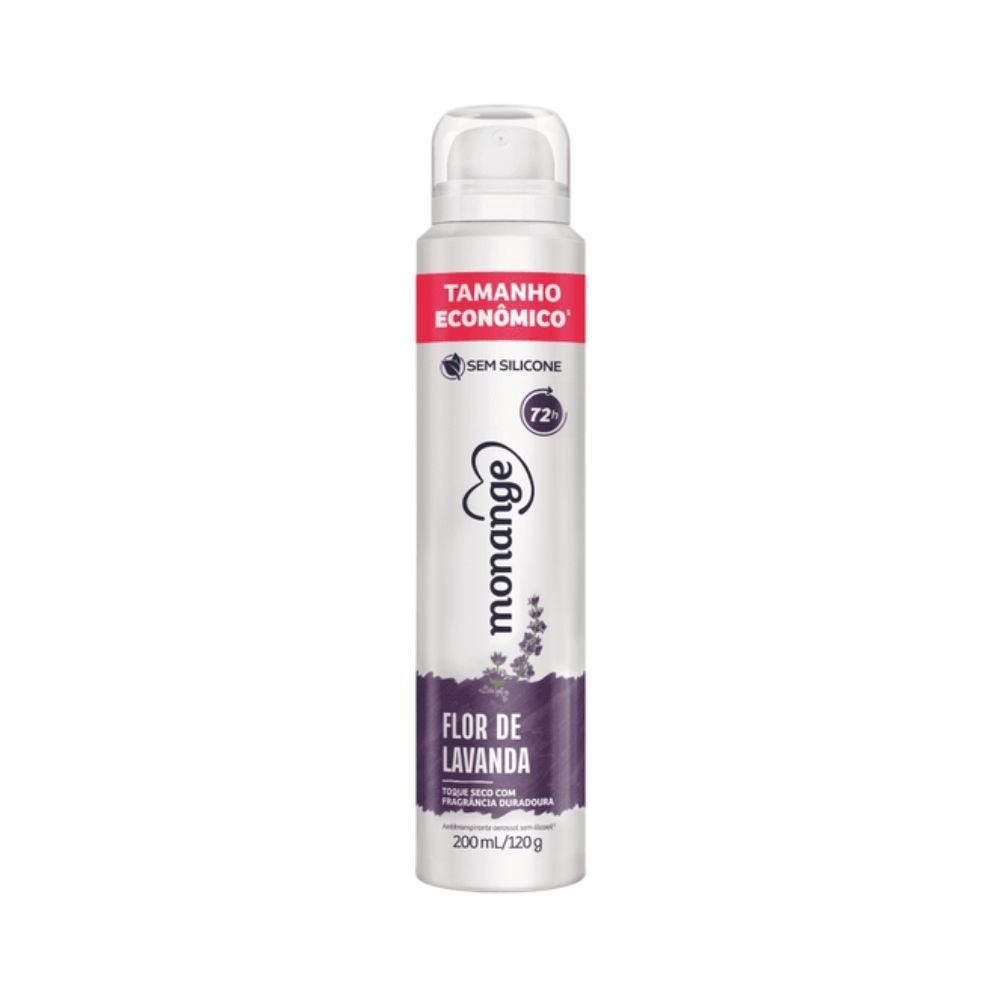 Desodorante Aerosol Monange Flor De Lavanda 200ml