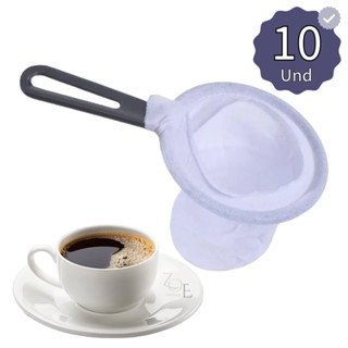 Coador De Café Grande Kit 10pçs em Oferta na Shopee