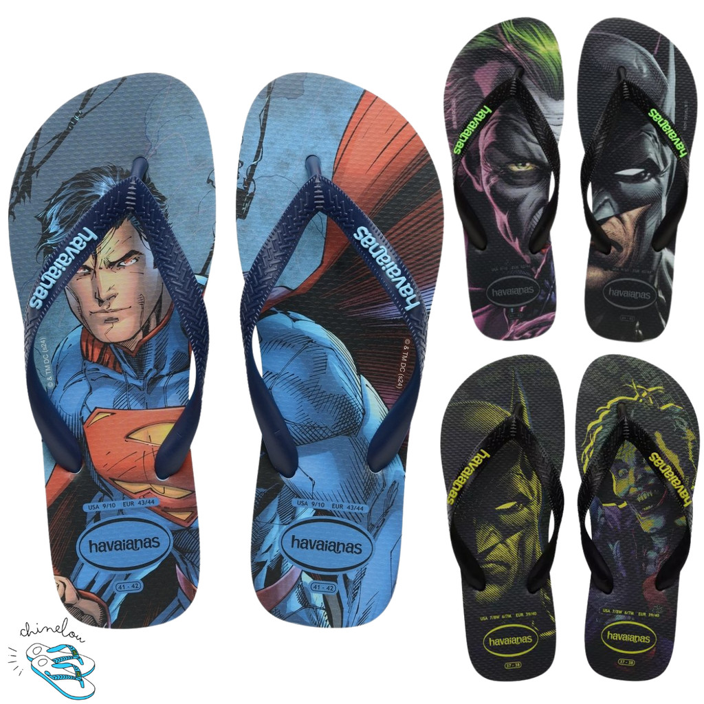 Chinelo Havaianas Top Herois Batman Super Homem Masculino Original em Oferta na Shopee