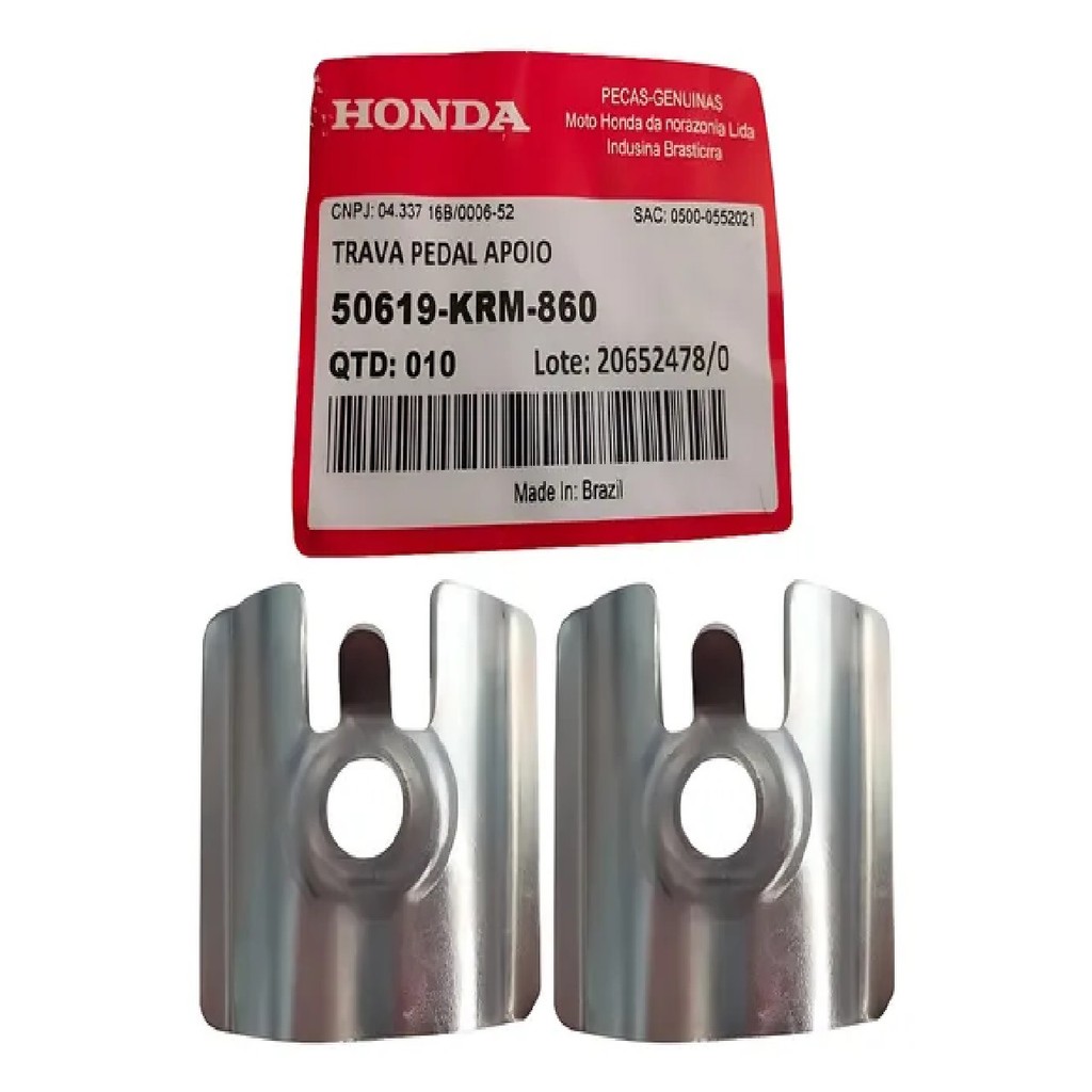 2 Trava Chapinha Pedal Apoio Estribo Titan 125 1976/2004