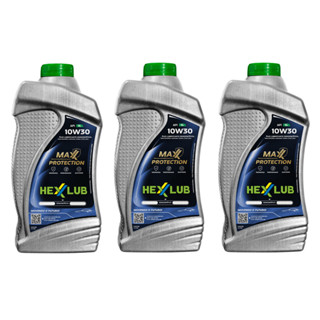 KIT 3 OLEO HEXXLUB 4T 10W30 SL SEMI SINTÉTICO em Oferta na Shopee