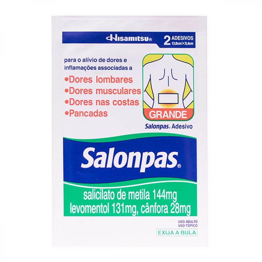 Salonpas c/2 Adesivos Grandes 303,4mg em Oferta na Shopee