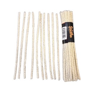 Kit 10 Escovas Flexivel para Limpeza de Canudo – Algodão Natural e