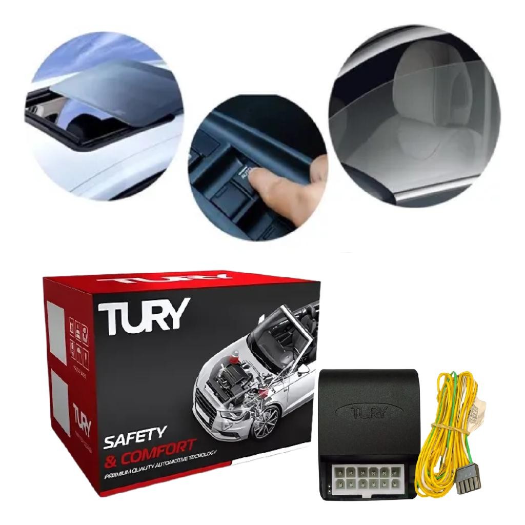 Módulo Eletrico De Vidro Teto Solar Tury Pro 1.0 Universal