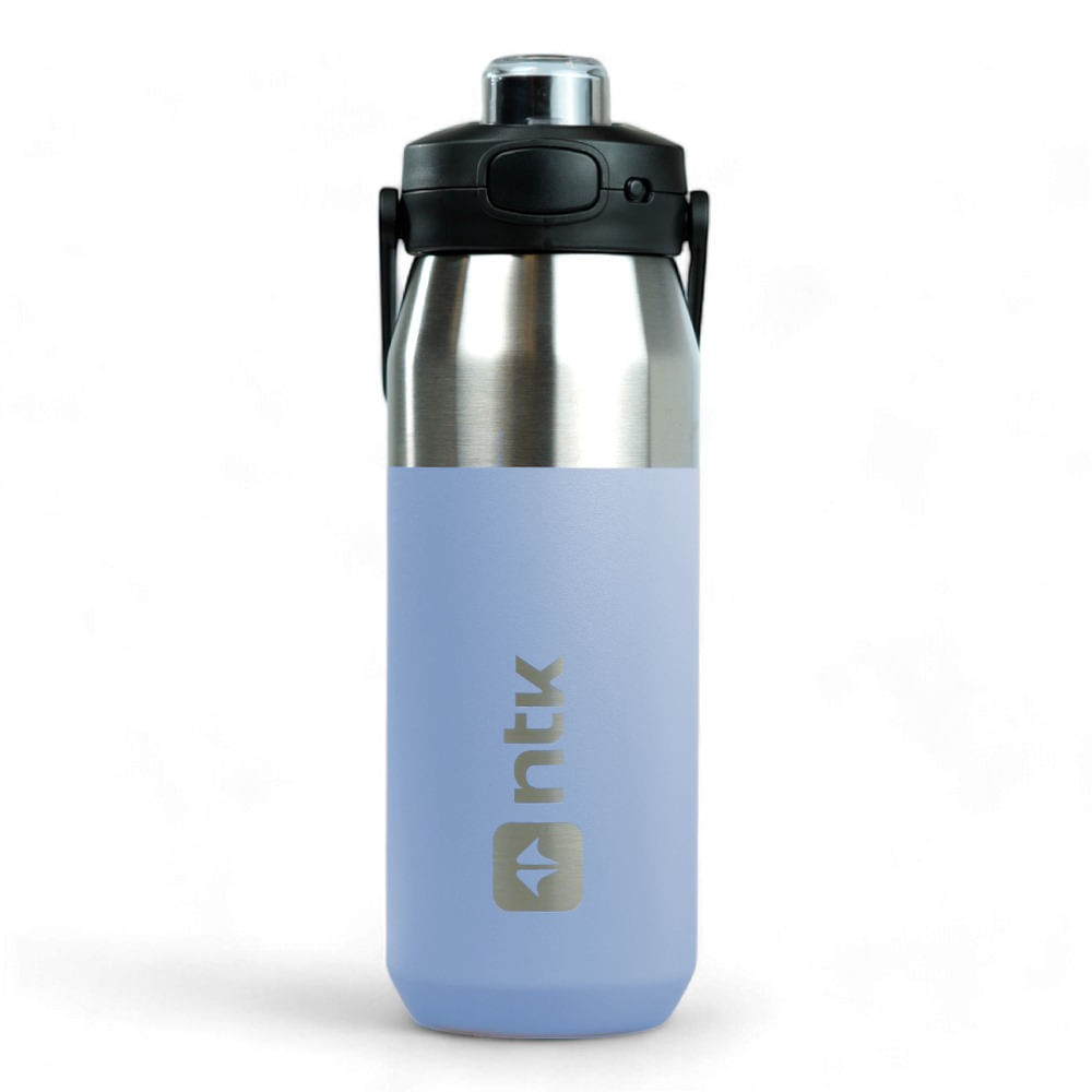 Garrafa Térmica Isomax 750ml Aço Inoxidável NTK Azul Cclaro