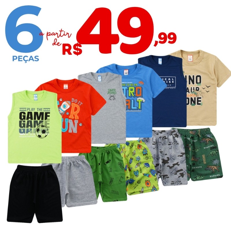 Conjunto 3 Peças Infantil: Onde Comprar | BuscaProdutos