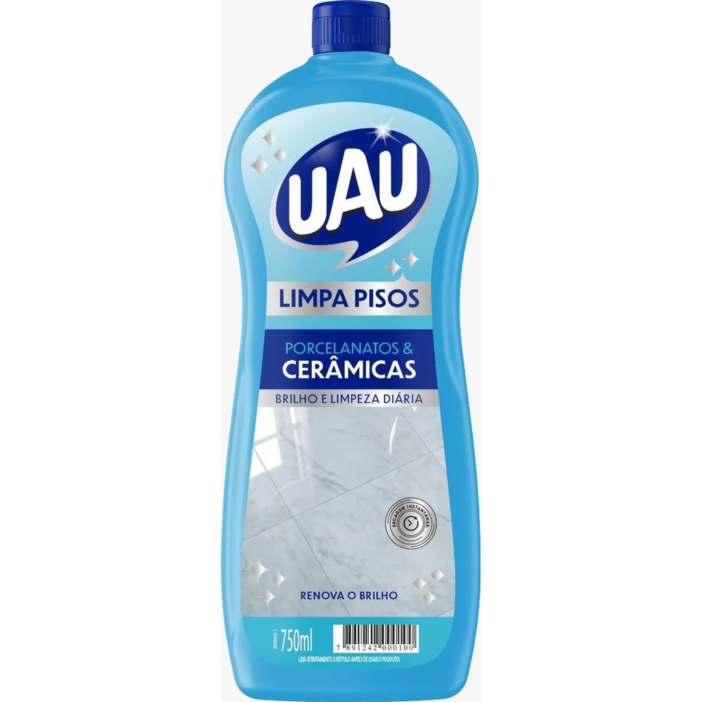 Limpa Pisos Uau Porcelanato e Cerâmica INGLEZA 750ml em Oferta na Shopee