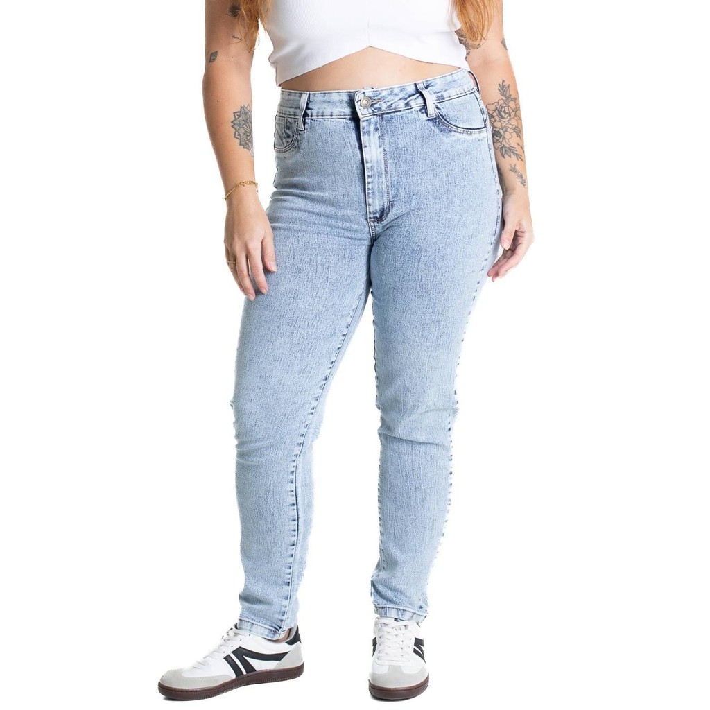 Calça Jeans Sawary Cigarrete Plus Size - 281525