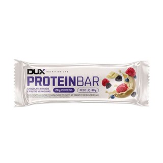 Protein Bar - 1 Unidade 60g Chocolate Branco e Frutas Vermelhas - Dux Nutrition em Oferta na Shopee