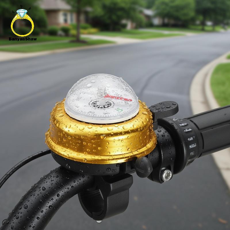 [BANY] Guidão De Bicicleta Em Liga De Sino , 1 Peça , Anel De Som Alto , Serve Para Barras De 22 Mm , Instalação Simples